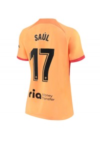 Atletico Madrid Saul Niguez #17 Fotballdrakt Tredje Klær Dame 2022-23 Korte ermer